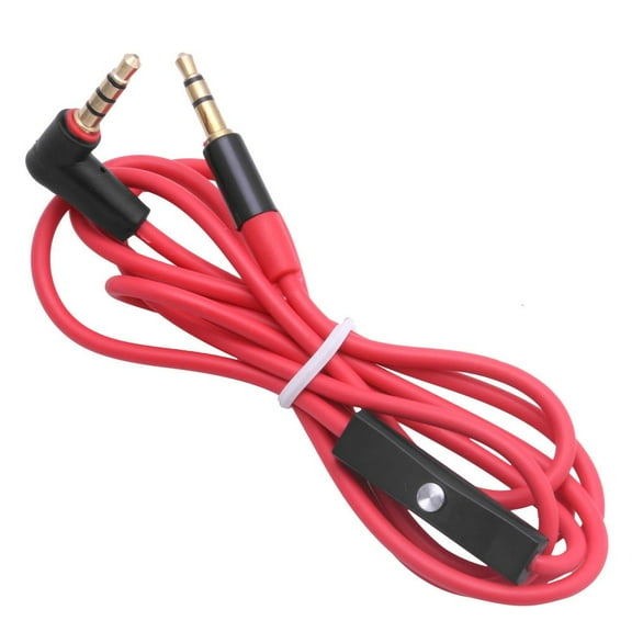 3.5mm remplacement L Câble audio Cordon avec micro pour for Monster for Beats By