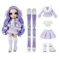 thumbnail image 4 of Rainbow High Winter Break Violet Willow Fashion Doll Playset with 2 Outfits and Winter Accessories, 4 of 9