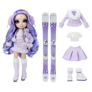 Rainbow High Winter Break Violet Willow Fashion Doll Playset with 2 Outfits and Winter Accessories