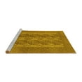 thumbnail image 2 of Ahgly Company Machine Washable Indoor Rectangle Persian Yellow Traditional Area Rugs, 6' x 9', 2 of 4