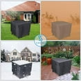 thumbnail image 3 of Saking Fire Pit Cover, Waterproof Firepit Cover Square 30x30 Inch Outdoor Gas Propane Fire Table Cover, 3 of 6