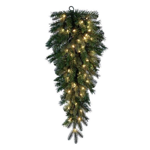 Vickerman K224437LED 36 in. Douglas Fir DuraLit 50 Warm White Teardrop, Green