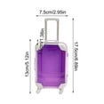 thumbnail image 3 of Kugisaki Petite Valise Transparente Simulation Casse-Tête Simulation Rangement Mini Voyage en Liquidation, 3 of 6