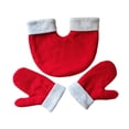 thumbnail image 3 of Guantes de pareja tomados de la mano para adultos, amantes románticos, suaves guantes de invierno para senderismo. Rojo, 3 of 9