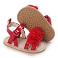 thumbnail image 5 of Otqutp Girls Bow Rubber Sole Open Toe Sandals Kids Toddler Summer Flat Wide Shoes Outdoor Casual Fashion Flower Shower Loafers, 5 of 6