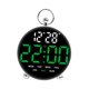 thumbnail image 1 of LED Digital alarma despertador brillo ajustable luz de fondo de retroiluminación de control de voz calendario para la oficina de guardería dormitorio Verde, 1 of 8
