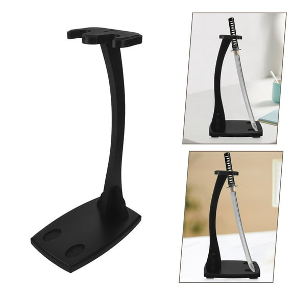 DEEPCRAFF 1Pcs Simple Design Wooden Sword Holder Japanese Sword Storage Rack for Living Room