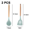 thumbnail image 2 of Juego de utensilios de cocina de 2 piezas, utensilios de cocina de madera fáciles de limpiar, utensilios de cocina para utensilios de cocina antiadherentes, 2 of 5