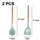 thumbnail image 2 of Juego de utensilios de cocina de 2 piezas, utensilios de cocina de madera fáciles de limpiar, utensilios de cocina para utensilios de cocina antiadherentes, 2 of 5