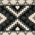 thumbnail image 4 of SAFAVIEH Veranda Dogon Southwestern Indoor/Outdoor Runner Rug, 2'3" x 10', Black/Beige, 4 of 5