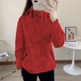 thumbnail image 2 of ZJXFGS Women's Waterproof Rain Jacket,Lightweight Windproof Full Zip Women's Packable Fall Raincoat Windbreaker with Hood,Jackets for Women,Snowboard Jacket,Ski Jacket,,,Red,L, 2 of 2