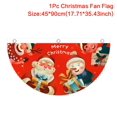 thumbnail image 3 of Christmas Outdoor Fan-shaped Flag Banner Christmas Decor for Home 2023 Cristmas Drop Ornament Xmas Navidad Gift New Year 2024, 3 of 5