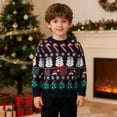 thumbnail image 3 of SILVERCELL 2-9T Boys Girls Sweaters Kids Long Sleeve Ugly Christmas Sweater Knitted Top, 3 of 8