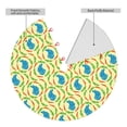 thumbnail image 2 of Yiaed Blue Rabbit Print Christmas Tree Skirt , Tree SkirtsTree Mat for Christmas Winter Holiday Indoor Decorations-48", 2 of 7