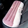 thumbnail image 1 of Winter Thickened Velvet Chair Cushion with Integrated Backrest - Removable & Washable, Comfortable Support for Office, Dormitory, Long Hours Sitting - Rear Seat Design, 130x45cm, Pattern, 1 of 6