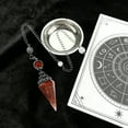 thumbnail image 4 of Natural 7 Chakra Healing Crystal Divination Pendulum with Resin Hexagonal Pendant for Spiritual Healing, Chakra Balancing, and Dowsing, 4 of 8