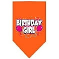 thumbnail image 2 of Birthday Girl Screen Print Bandana Orange Small, 2 of 2