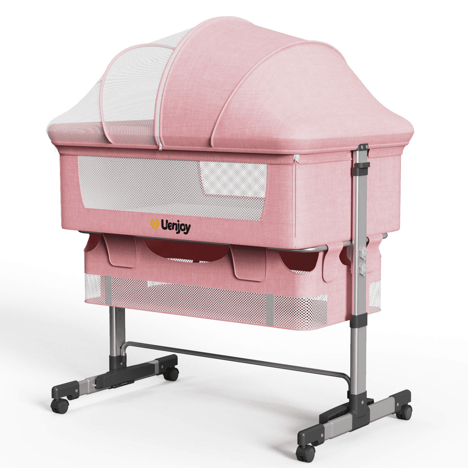 Uenjoy 3 in 1 Bedside for Baby, Bedside Sleeper for Newborn