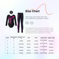 thumbnail image 7 of Haitryli Kids Girls Rhinestones Metallic Gymnastics Leotard Outfits Long Sleeve Jumpsuits with Legging Hairband Hot Pink 6, 7 of 7