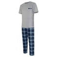 thumbnail image 3 of Pijama George para Caballero Set Playera Manga Corta Jaspe con Pantalón Talla EG 2 Piezas, 3 of 4