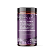 ResVitale Collagen Enhance Anti Aging Skin Care Collagen Supplement - Hydrolyzed Collagen Peptides with Hyaluronic Acid and Resveratrol - Skin Food & Joint Support Collagen Capsules, 1000mg, 60 Caps
