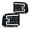 Smoky Lens Black Housing Clear Reflector, variant on PIT66 LED Headlights Clear Lens Chrome Housing Clear Reflector Fit for 2005-2007 Ford F250 F350 F450 F550 Super Duty/ 2005 Ford Excursion (Not Fit Sealed Beam Headlight model)
