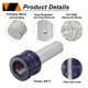 thumbnail image 4 of Brocas de Fresado de Dedo de Diamante 15mm (3/5") Diámetro Rosca 5/8"-11 para Ampliar Agujeros en Cerámica de Porcelana con Adaptador de 3/8", 4 of 7