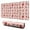 Pink Cow Strawberry-1, variant on Long Mouse Pads for Desk,Pink Cow Strawberry Jar Pattern Desk Mats on Top Of Desks, Desk Mouse Pad Extra Large with 3mm Non-Slip Base and Stitched Edge for Gaming,Office,Work,Home 31.5"x11.8"