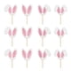 thumbnail image 2 of Bandera De Papel 1 Pack Easter Glitter Paper Flags Cake Toppers Multicolor Shiny Cake Inserts for Cupcakes and Desserts 2.3x2.3" JASKFLY, 2 of 6