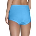 thumbnail image 3 of Fruit Of The Loom Womens Cotton Boyshort Panties 6-Pack, 7, Assorted, 3 of 5