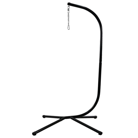 Hoffeorrad Hammock Stand Heavy Duty Steel - Outdoor Indoor Universal Haning Stand Only for Hammock Chairs, Sensory Swings & Egg Chairs,Supports Up to 350 lbs