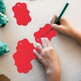 thumbnail image 4 of joycraft 100 Pcs Étiquettes Cadeaux Rouges Vierges, Étiquettes en Papier Kraft, Petites Étiquettes Cadeaux avec Ficelle, Étiquettes Réinscriptibles pour Emballage Cadeau, Mariage, Anniversaires, Vacances, Cadeaux de Fête et Baby Shower (2.75"x1.97 Pouces), 4 of 7