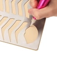 thumbnail image 2 of Eyebrow Lip Stencil Durable Reused for Starter Beginner Salon jinwen Plantilla de labios de cejas, 2 of 8