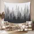 thumbnail image 2 of Vintage Forest Grey, Tapestry for Bedroom Wall Hanging Tapestry, Modern Gradient Aesthetics Color Decor Ceiling Backdrop Tapestries Poster Blanket Wall Decor for Teens Room Living Room Dorm 59" x 90", 2 of 8