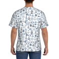 thumbnail image 3 of Bixox Men's Dock Rudder Printed Short Sleeve Skinny Athletic T-Shirt, 3 of 6