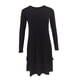 thumbnail image 1 of Vestido de jersey Minnieouse algodón informal vintage primavera manga larga Negro 5XL, 1 of 6