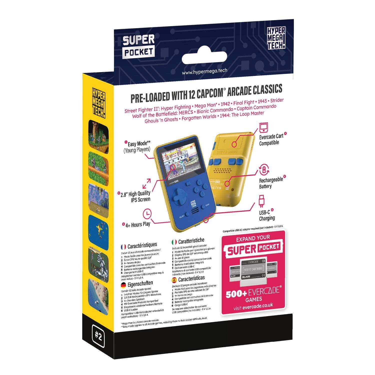 Capcom Hyper Mega Tech! Super Pocket Ultimate Video Game [Retro