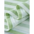 thumbnail image 3 of WIBACKER 3-10T Summer Short Sleeve Pajamas Set for Toddler Girls Striped PJS Cute Jammies Set - Green Watermelon, 3 of 10