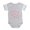 Heather Gray, variant on CafePress - Kiss Skulls_Pk - Cute Infant Baby Football Bodysuit