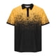 thumbnail image 1 of Camisas de Vestido para Hombre Botón de Solapa Rayado Suelto Casual, Cuarto de Cremallera de la Camisa de Poliéster para el Trabajo Y el Golf, 1 of 4