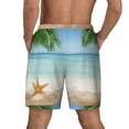thumbnail image 4 of Daiia Starfish in Beach Mens Swim Trunks Swim Shorts Quick Dry Swim Shorts with Mesh Lining Pockets-X-Large, 4 of 9