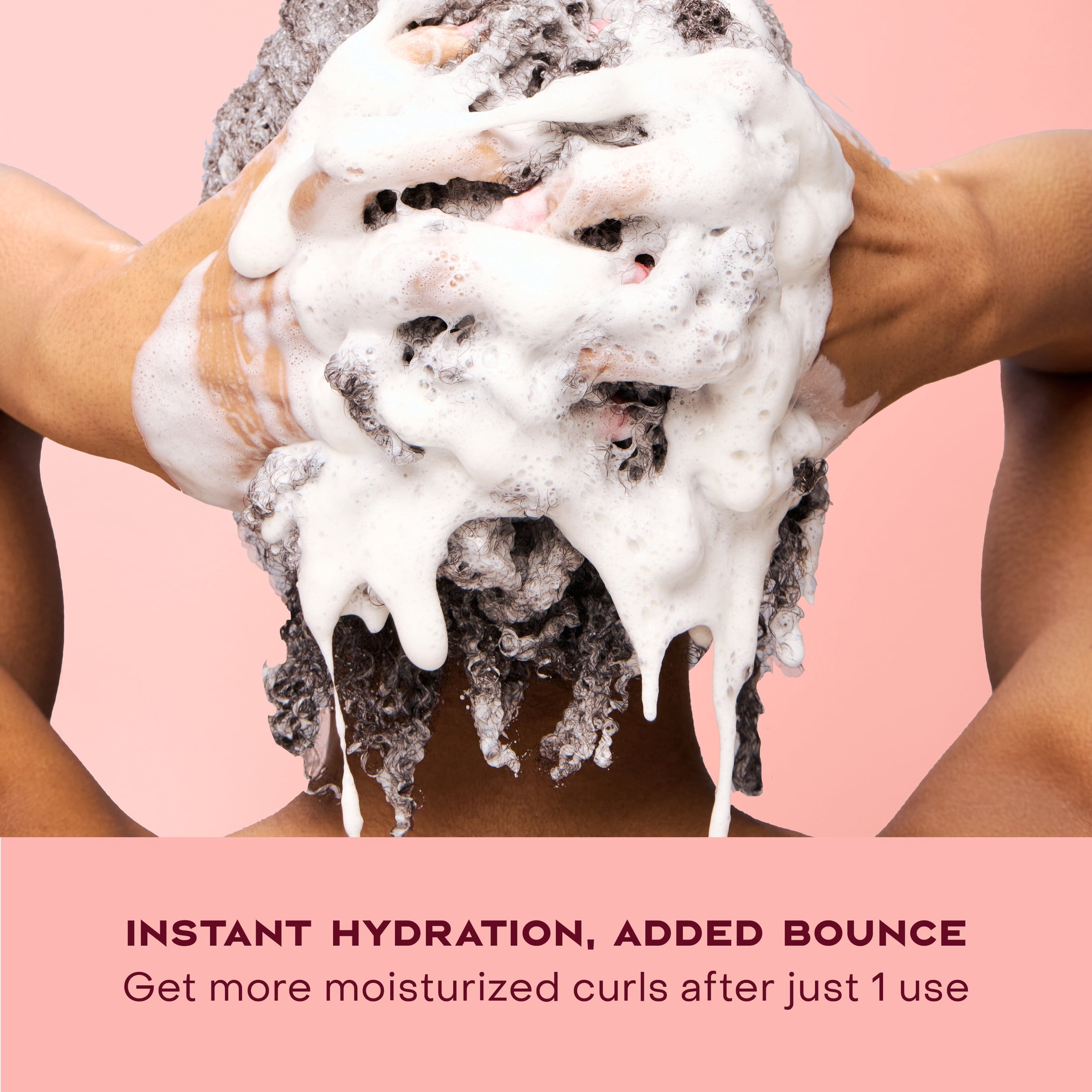 Shea Moisture Curly Hair Shampoo For Added Bounce, Definition & Dry Hair Cleansing, Coconut & Hibiscus With Silk Protein, Neem Oil And Coconut Oil, 13 fl oz