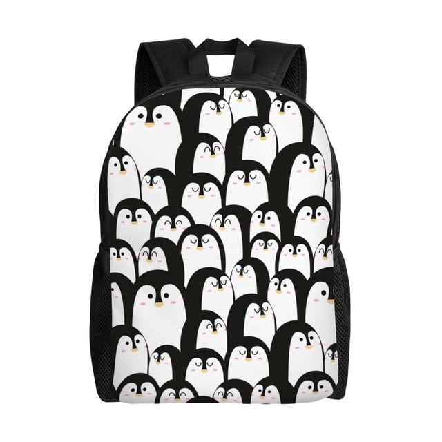 Easygdp Cartoon Penguin Mochila Versátil y Elegante: Comodidad, Almacenaje y Durabilidad para la Universidad, Trabajo, Viajes y Uso Diario