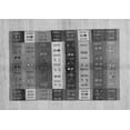 thumbnail image 1 of Ahgly Company Indoor Rectangle Abstract Gray Contemporary Area Rugs, 5' x 7', 1 of 1