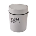 thumbnail image 2 of Cubo de basura de plástico reforzado, ideal para el hogar, la cocina, el baño o el dormitorio. Gran capacidad, material ecológico, diámetro amplio y tapa., 2 of 7