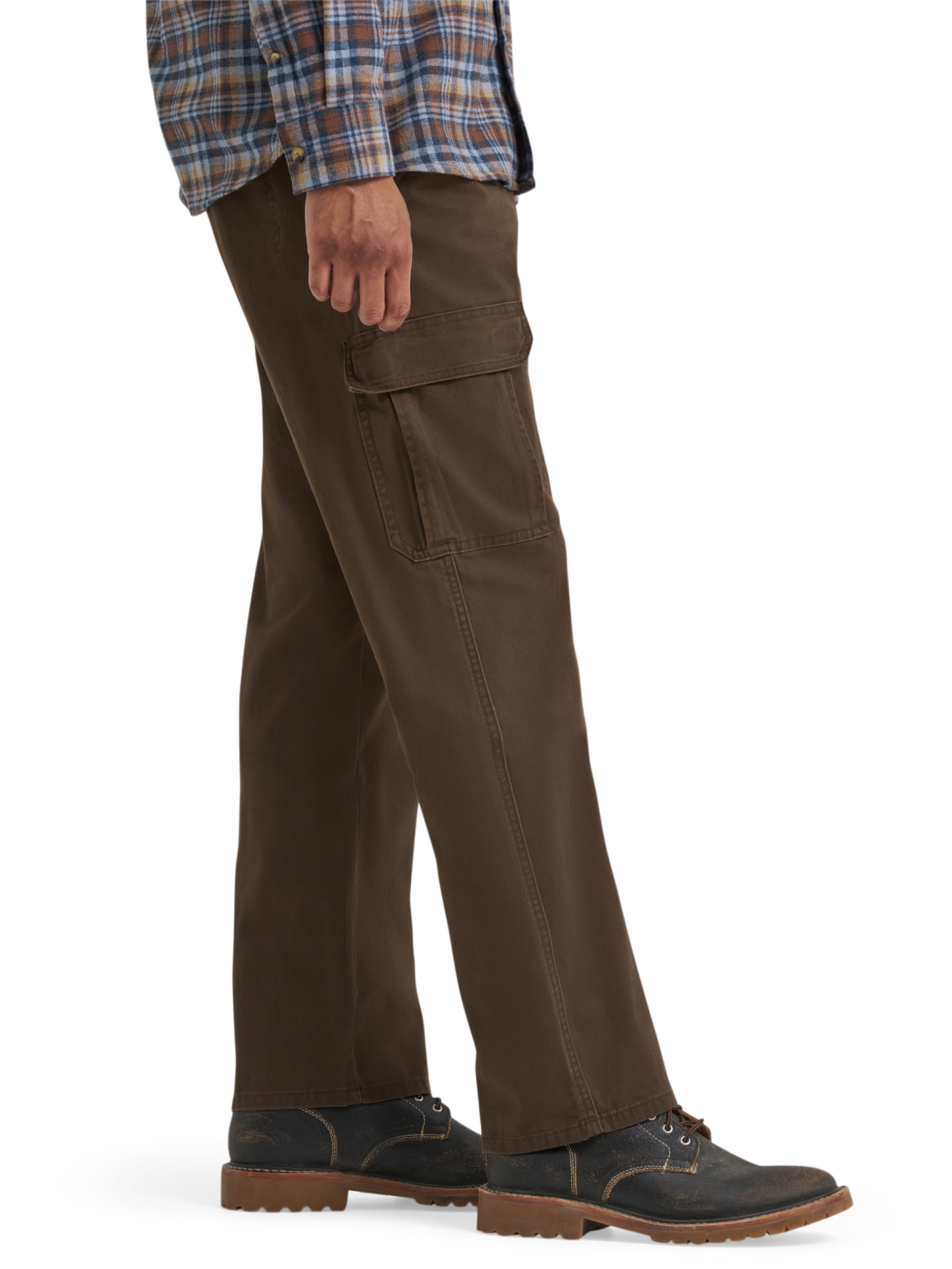 Wrangler Men's and Big Men's Relaxed Fit Cargo Pants With Stretch