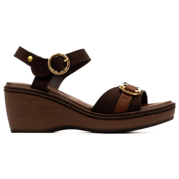 Sandalias para Mujer Zmexico 1421 chocolate 23.5
