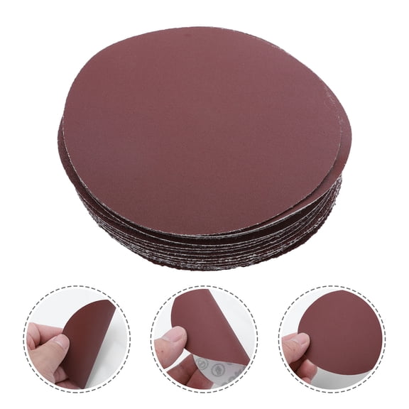 LABSERRON 20Pcs Sandpaper for Cars 4 Inches in Diameter Silicon Carbide Material for Polishing and Sanding