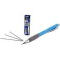 thumbnail image 2 of 0.7 mm Mechanical Pencil With Pocket Clip, Cushion Grip and Eraser Top Refillable and Retractable Ideal for General Writing - (Pack of 2), 2 of 4