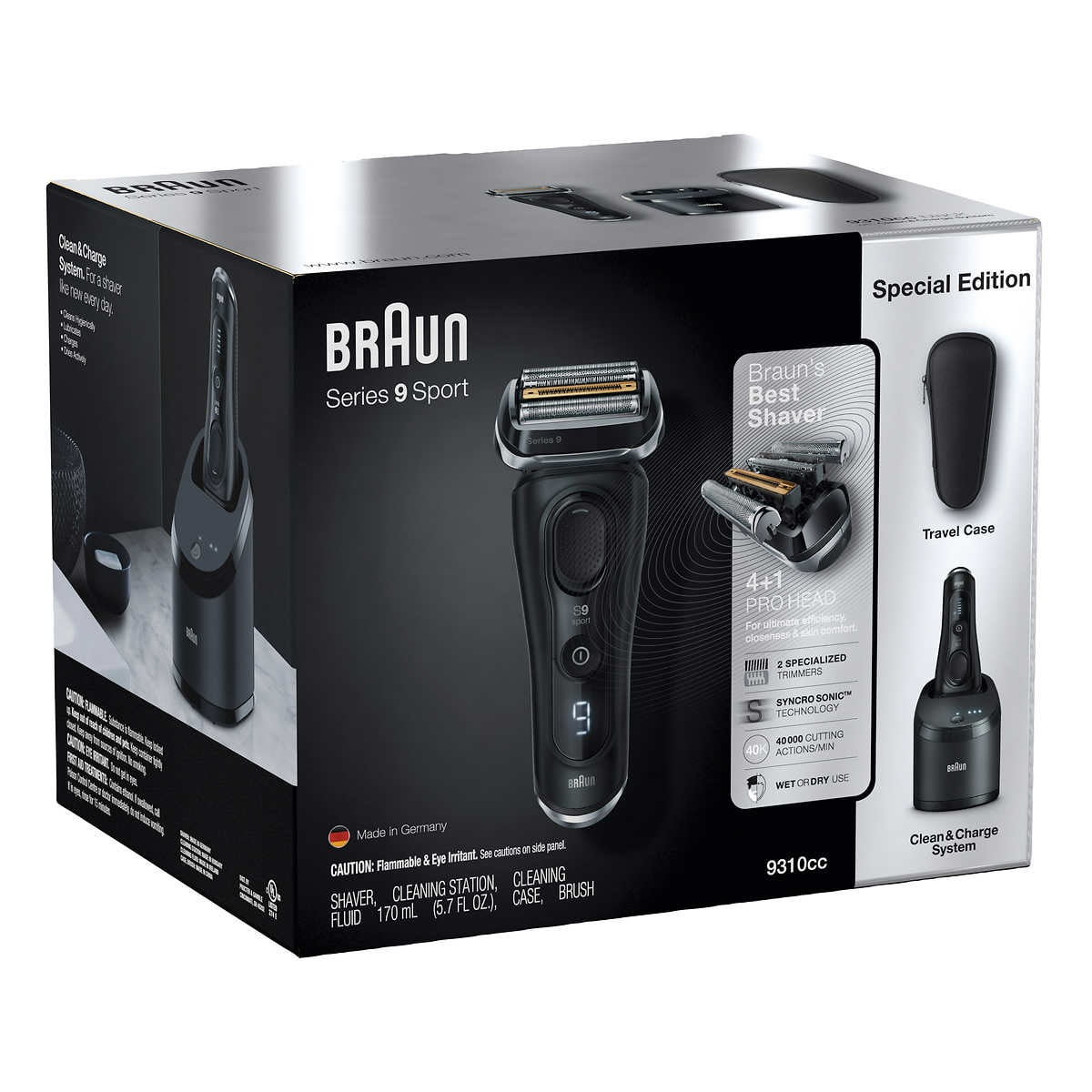 Braun Series 9 Shaver with Clean and Charge System